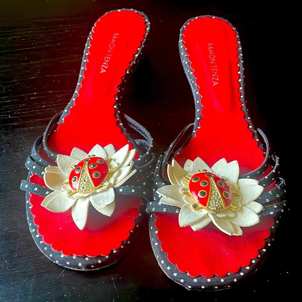 Fun bold sandals
